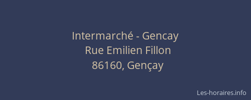 Intermarché - Gencay