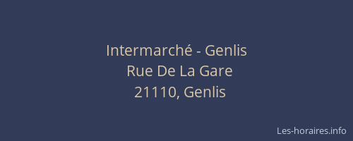 Intermarché - Genlis
