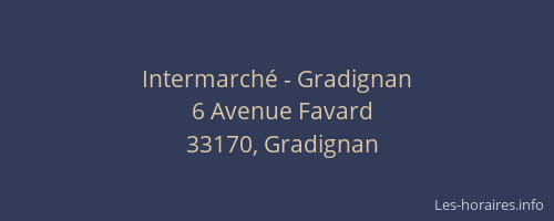 Intermarché - Gradignan