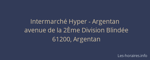 Intermarché Hyper - Argentan
