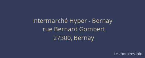 Intermarché Hyper - Bernay