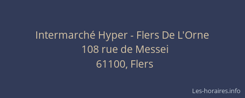 Intermarché Hyper - Flers De L'Orne