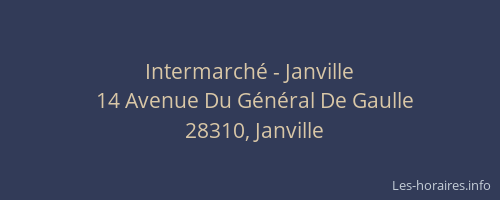 Intermarché - Janville