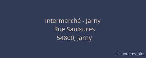 Intermarché - Jarny