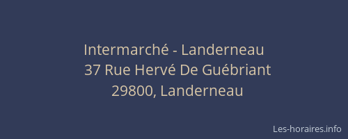 Intermarché - Landerneau