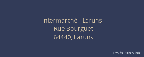 Intermarché - Laruns
