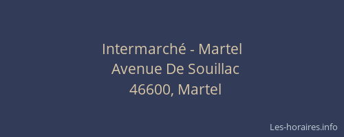 Intermarché - Martel