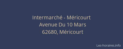 Intermarché - Méricourt