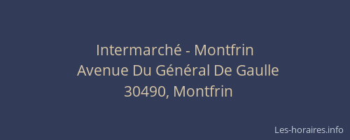 Intermarché - Montfrin