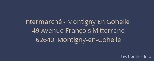 Intermarché - Montigny En Gohelle
