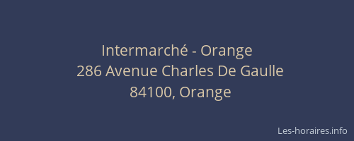 Intermarché - Orange