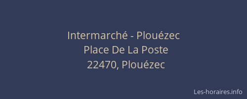 Intermarché - Plouézec
