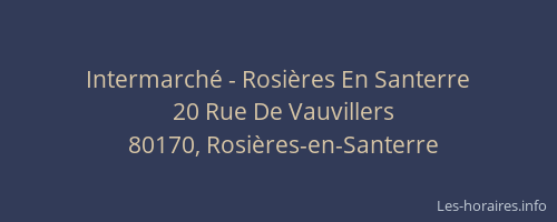 Intermarché - Rosières En Santerre
