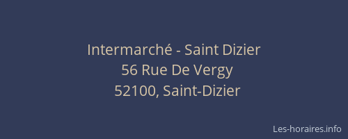 Intermarché - Saint Dizier