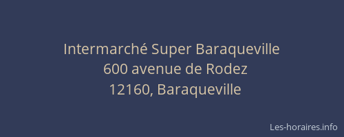 Intermarché Super Baraqueville