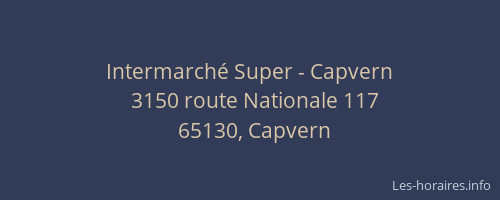 Intermarché Super - Capvern