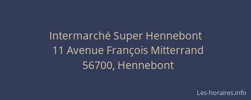 Intermarché Super Hennebont