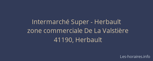 Intermarch&eacute; Super - Herbault