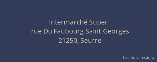Intermarch&eacute; Super