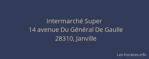 Intermarch&eacute; Super