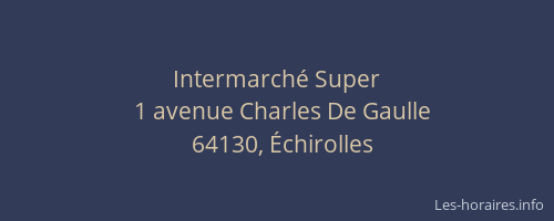 Intermarch&eacute; Super