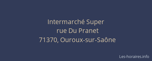 Intermarch&eacute; Super