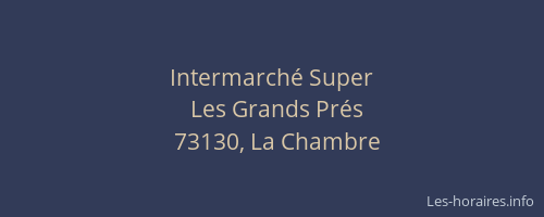 Intermarch&eacute; Super