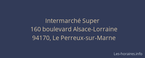 Intermarch&eacute; Super