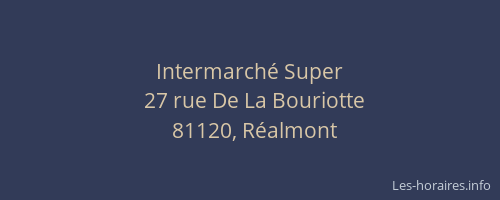 Intermarch&eacute; Super