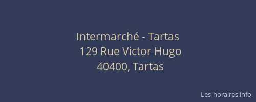 Intermarché - Tartas