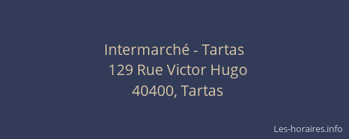Intermarch&eacute; - Tartas