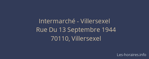 Intermarché - Villersexel