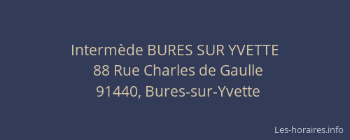 Intermède BURES SUR YVETTE