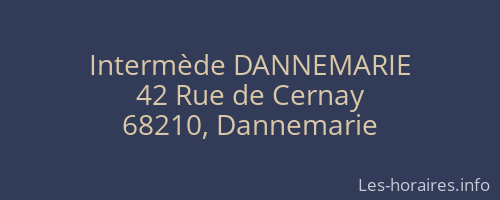Intermède DANNEMARIE