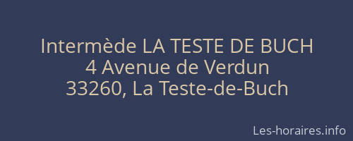 Intermède LA TESTE DE BUCH