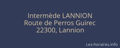 Intermède LANNION