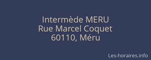 Intermède MERU