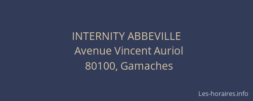 INTERNITY ABBEVILLE