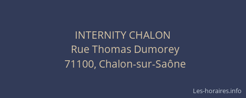 INTERNITY CHALON