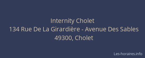 Internity Cholet