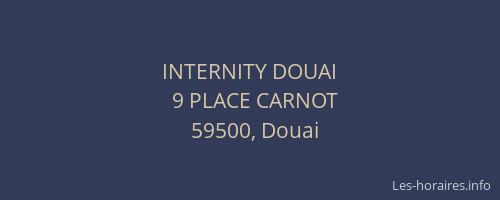 INTERNITY DOUAI