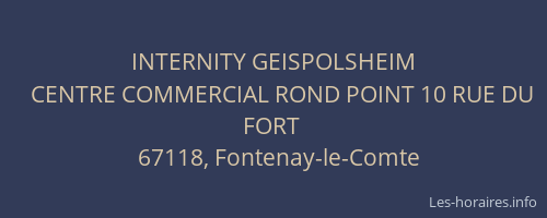 INTERNITY GEISPOLSHEIM