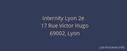 Internity Lyon 2e
