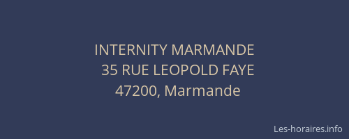 INTERNITY MARMANDE
