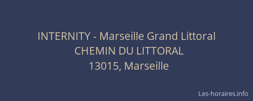 INTERNITY - Marseille Grand Littoral