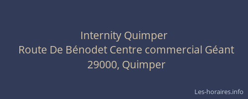 Internity Quimper