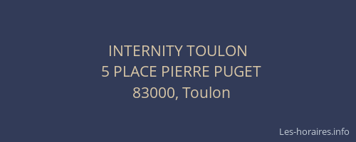 INTERNITY TOULON