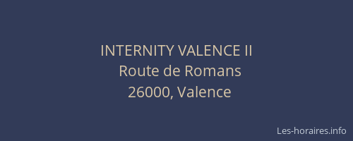 INTERNITY VALENCE II
