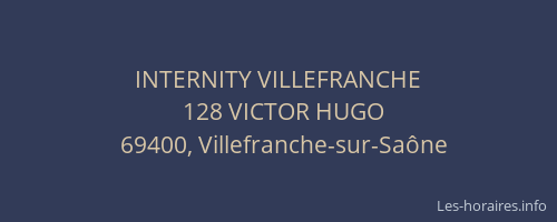 INTERNITY VILLEFRANCHE