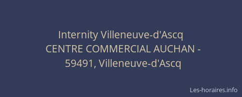 Internity Villeneuve-d'Ascq
